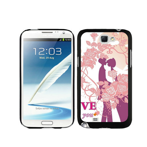 Valentine Kiss Samsung Galaxy Note 2 Cases DRF | Women - Click Image to Close